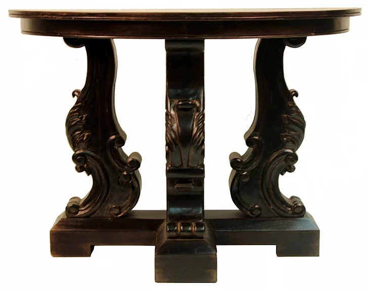 Peninsula Medici Entry Table in Black Luxe XT-006-1065-BLX