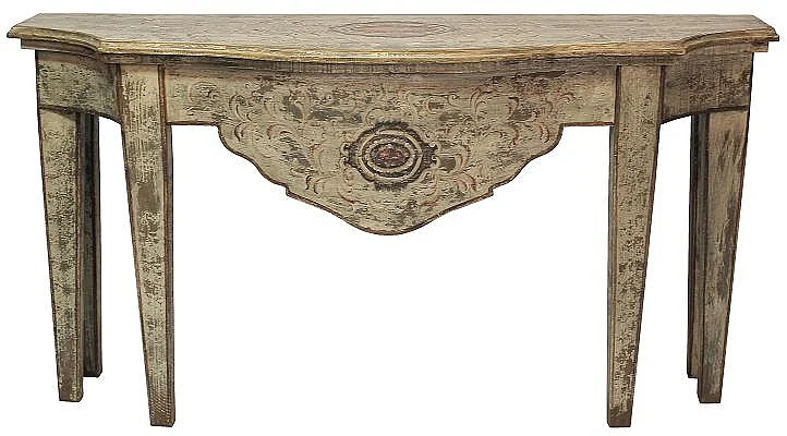 Peninsula Agatha Demilune Console XT-006-1201