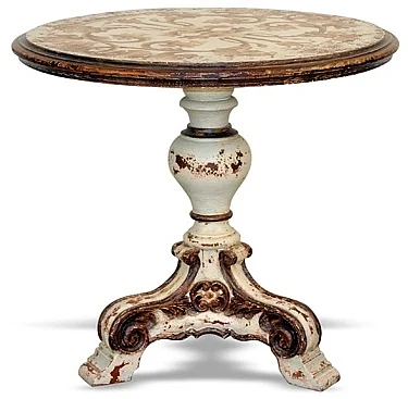 Peninsula Verona Accent Table in Creme XT-010-0910