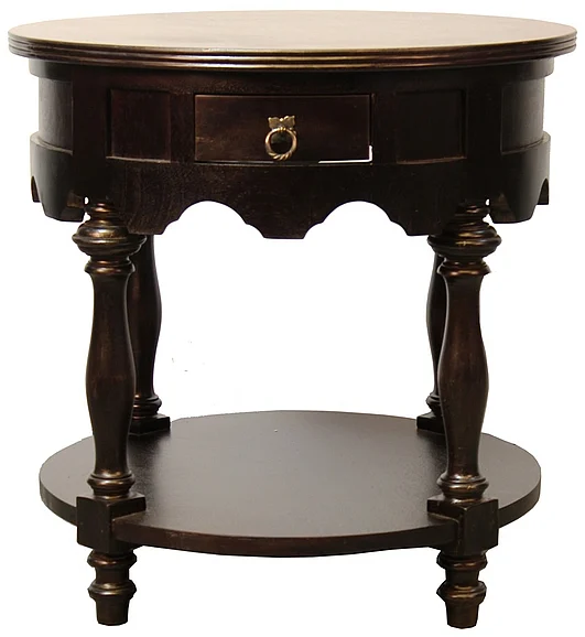Peninsula Brianna Accent Table in Black Luxe XT-010-1030-BLX
