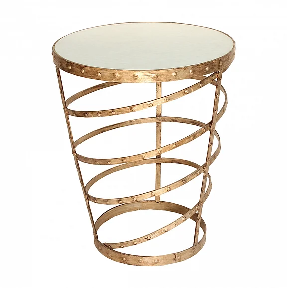 Peninsula Santorini Side Table in Gold XT-061-1650
