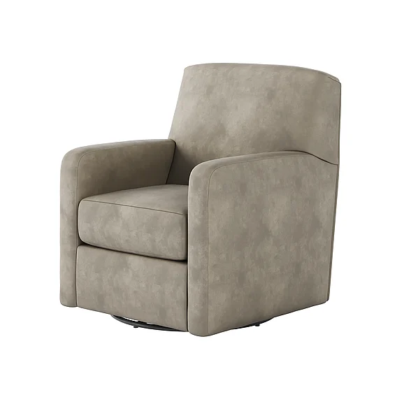 Southern Motion Flash Dance Swivel Glider in Cobblestone 101 903-09
