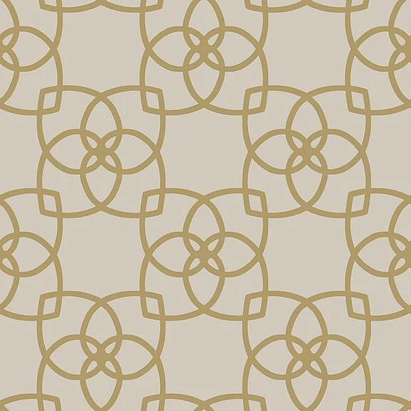 York Dazzling Dimensions Volume II E37 Serendipity Wallpaper in Cream/Gold Y6200202 (Double Roll) FedEx/UPS