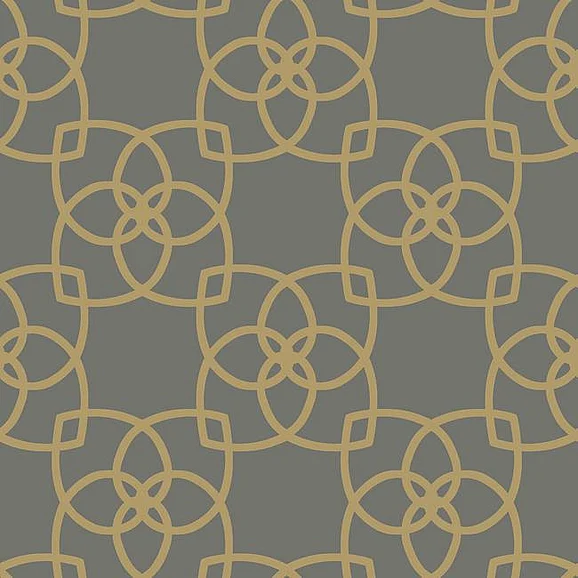York Dazzling Dimensions Volume II E37 Serendipity Wallpaper in Gray/Gold Y6200204 (Double Roll) FedEx/UPS