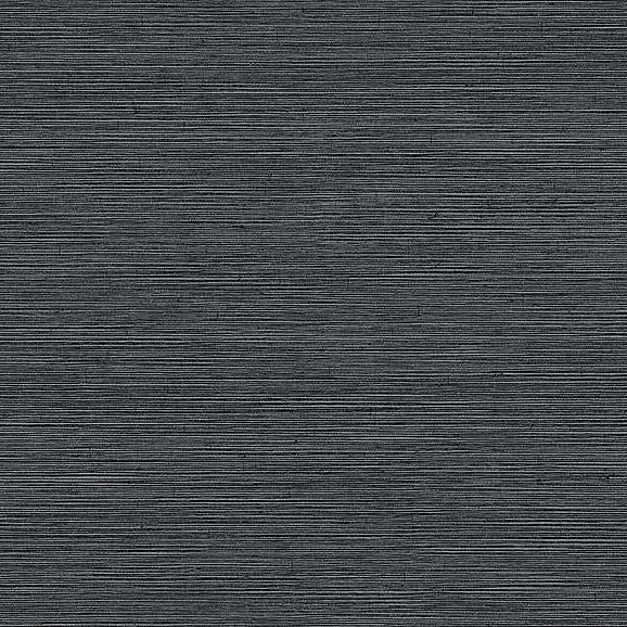 York Dazzling Dimensions Volume II E37 Shining Sisal Wallpaper in Black/Silver Y6200903 (Double Roll) FedEx/UPS