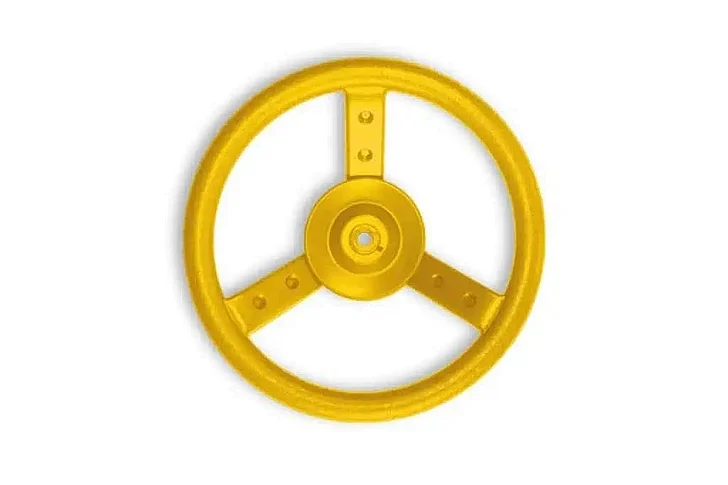 Eastern Jungle Gym Yellow Plastic Steering Wheel