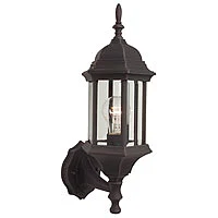 Craftmade Hex Style Cast 1 Light Small Outdoor Wall Lantern in Rust Z290-RT CLOSEOUT