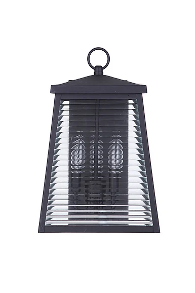 Craftmade Armstrong 3 Light Medium Outdoor Wall Lantern in Midnight ZA4114-MN