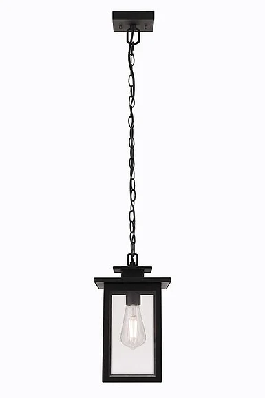 Craftmade Rock Creek 1 Light Outdoor Pendant in Textured Black ZA7011-TB
