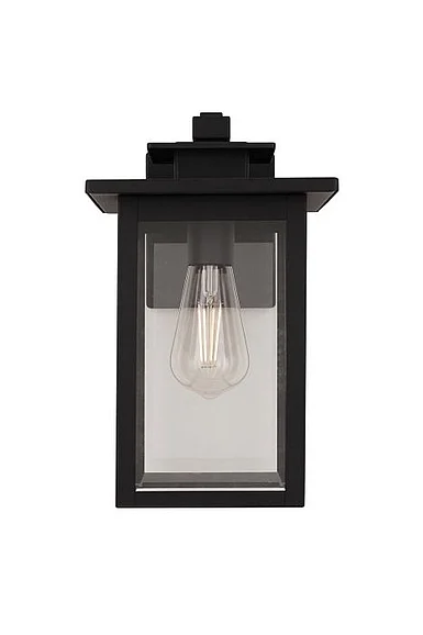 Craftmade Rock Creek 1 Light 12" Outdoor Wall Lantern in Textured Black ZA7014-TB