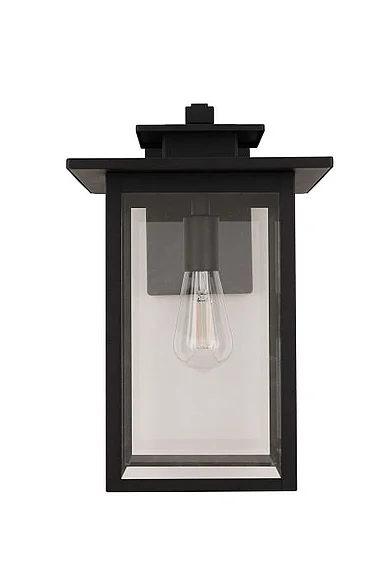 Craftmade Rock Creek 1 Light 15.38" Outdoor Wall Lantern in Textured Black ZA7024-TB