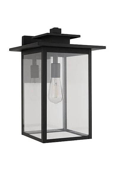Craftmade Rock Creek 1 Light 17.25" Outdoor Wall Lantern in Textured Black ZA7034-TB