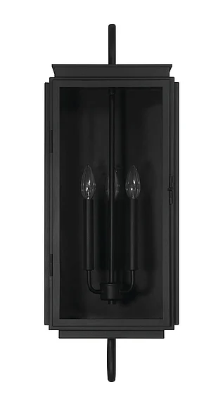 Craftmade Irving 3 Light Outdoor Wall Lantern in Textured Black ZA7720-TB