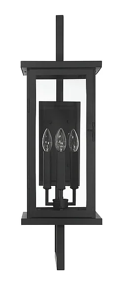Craftmade Jordan 32.5" 4 Light Outdoor Wall Lantern in Textured Black ZA8020-TB