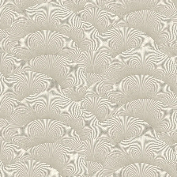York F58-Ronald Redding Tea Garden Second Edition Morning Shell Wallpaper ZA8024 (Double Roll)
