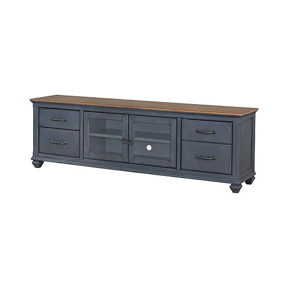 Legends Americana 84" TV Console in Corduroy Blue ZAMR-1784