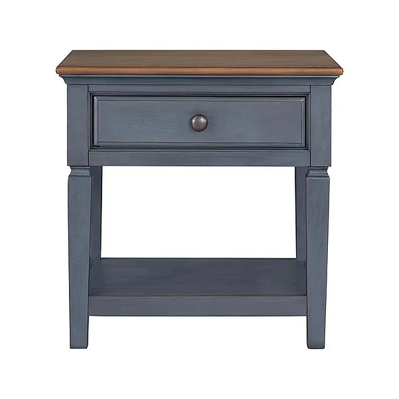 Legends Americana End Table in Corduroy Blue ZAMR-4100