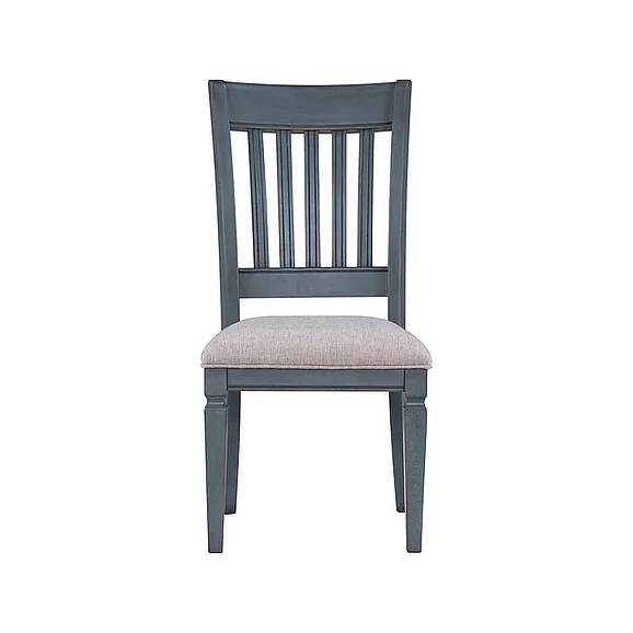 Legends Side Chair (Set of 2) in Corduroy Blue ZAMR-8100
