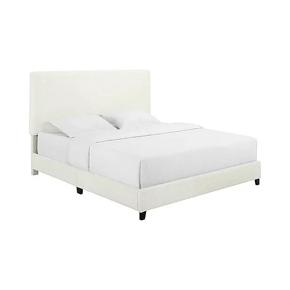 Legends Bridger Upholstered Queen Panel Bed in Boucle ZBRD-7006QN