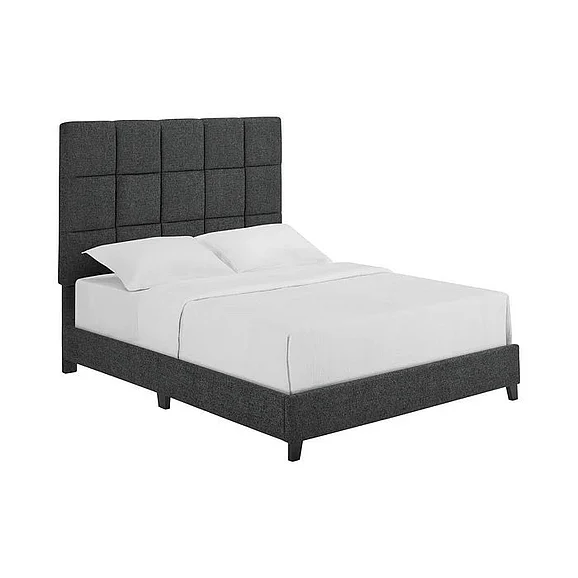 Legends Square Bridger QN Bed in End Granite ZBRD-7007QN