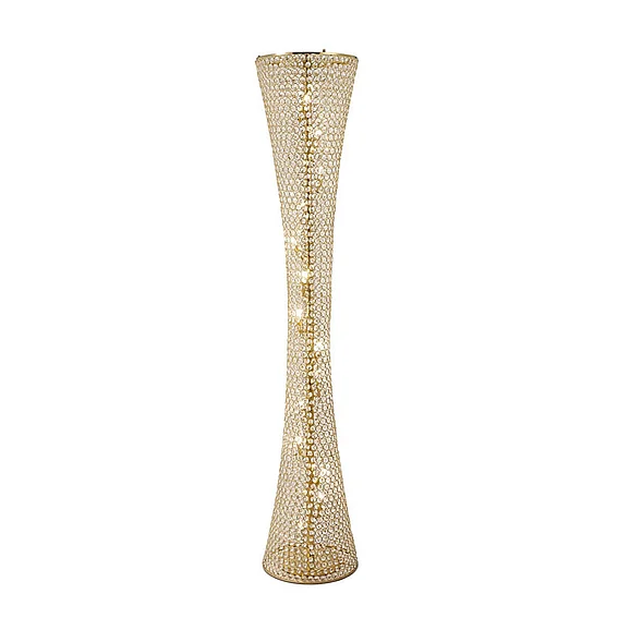 Bethel Clear Crystal Beaded Frame Floor Lamp ZC01F79G