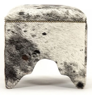 Zentique Willem Cowhide Cubic Stool (Set of 2) ZEN07 CH-SPBW
