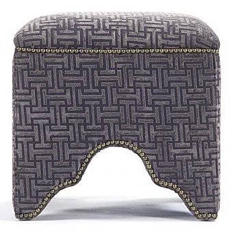 Zentique Willem Cubic Stool in Charcoal (Set of 2) ZEN07 R