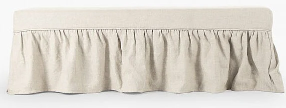 Zentique Elena Bench in Cream ZEN103