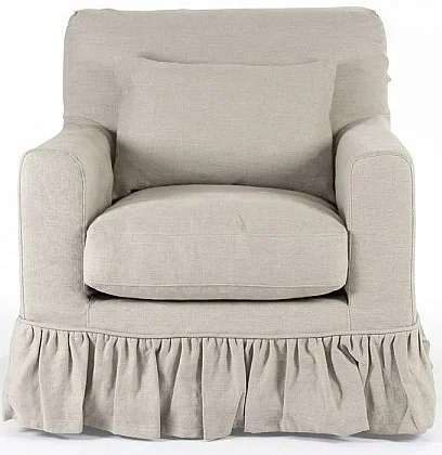 Zentique Liam Club Chair in Natural ZEN104