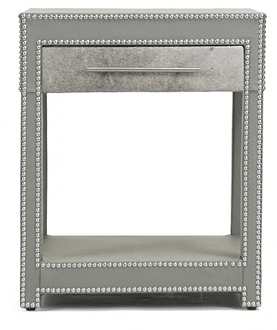 Zentique Austria Nightstand in Gray Green ZF002