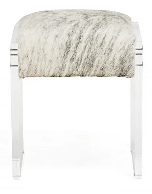 Zentique Vanity Stool in Clear (Set of 2) ZF007
