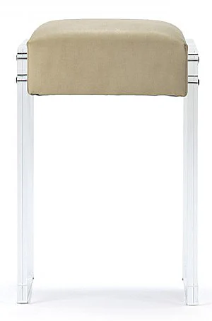 Zentique Acrylic Counter Stool in Sand (Set of 2) ZF013