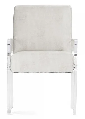 Zentique Ariston Acrylic Arm Chair in Arctic (Set of 2) ZF023