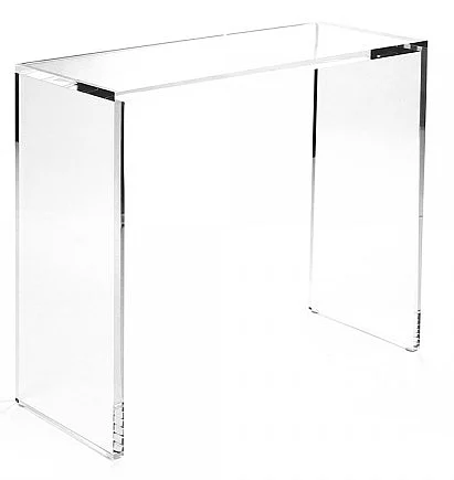 Zentique Cleon Acrylic Console Table (L) ZF025