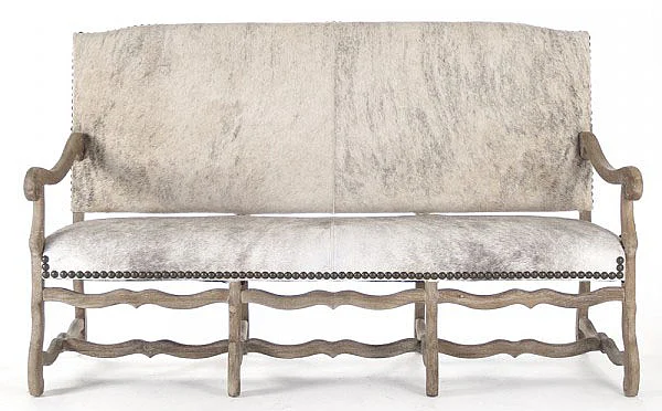 Zentique Evelyn Bench in Cream ZF034