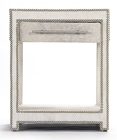 Zentique Austria Nightstand in Off-White ZF002 FL