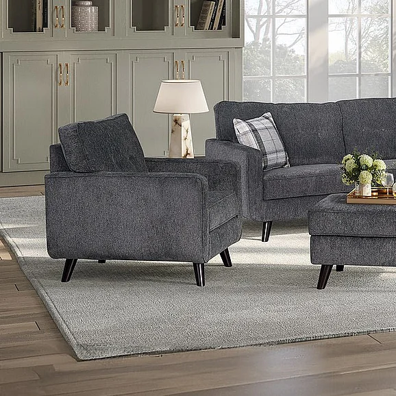 Legends Hollywood Chair in Charcoal ZHLY-0104