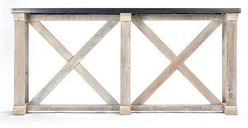 Zentique Leonard Console Table in Rust ZIC003-L