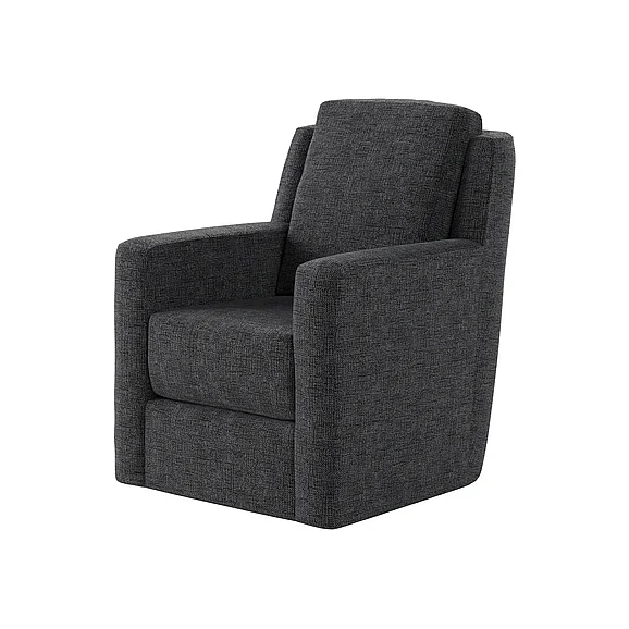 Southern Motion Diva Swivel Glider in Charcoal 103 214-14