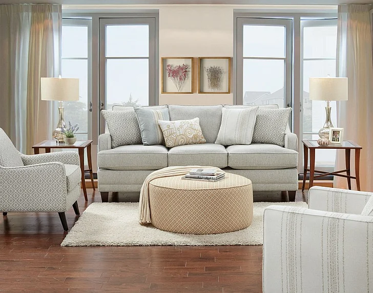 Southern Motion Limelight Mineral 7005 2pc Sofa Living Room Set in Multi