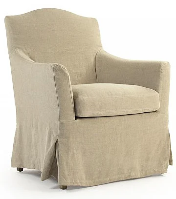Zentique Fabre Club Arm Chair in Tan ZMA018
