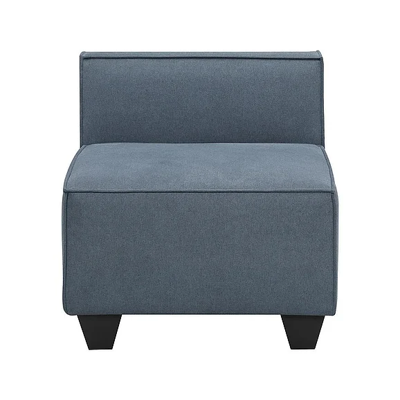 Legends Phoenix Armless Accent Chair in Navy Caribbean ZPHX-0100A