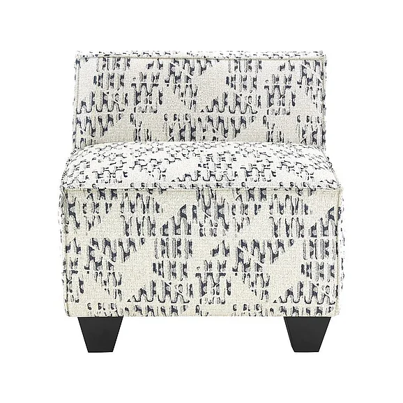 Legends Phoenix Navy Armless Chair in Navy Ink ZPHX-0101