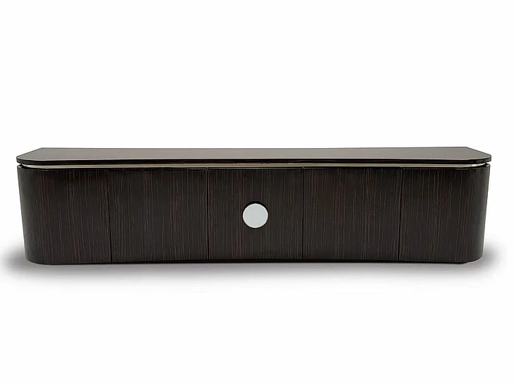 Klaussner Elan Sogno Wooden Tv Cabinet w/ Metal Handle in Brown