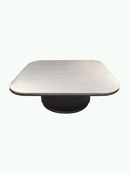 Klaussner Elan Gioia Coffee Table w/ Marble Top in White