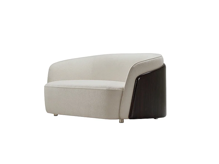 Klaussner Elan Imperio Off-White Upholstered Lounge Chair in White