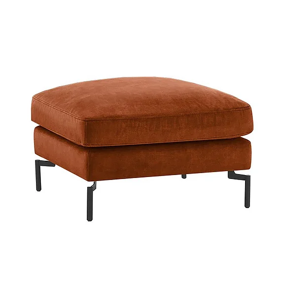 Legends Tribeca Spice Ottoman in LaiDi Velvet Spice ZTRI-0400-SPC