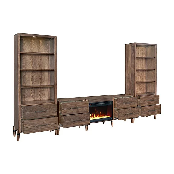 Legends Tranquility 3pc Fireplace Entertainment Center