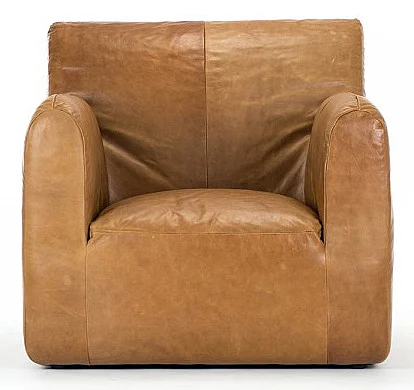 Zentique Daniel Club Arm Chair in Brown ZVD007