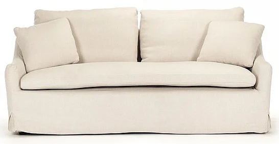 Zentique Rich Settee in Cream ZVD013